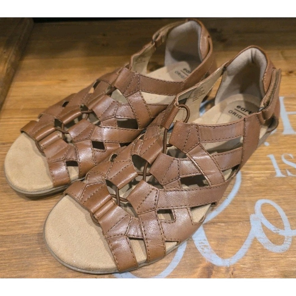 Earth Origin Savory Saralyn Tan Sandals‎ women size 8.5M